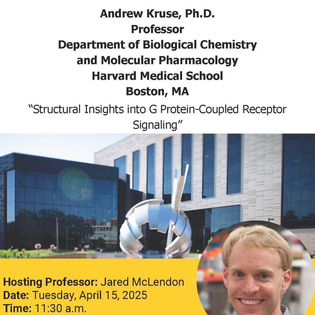 College of Pharmacy PSET Seminar Series: Andrew Kruse, PhD promotional image
