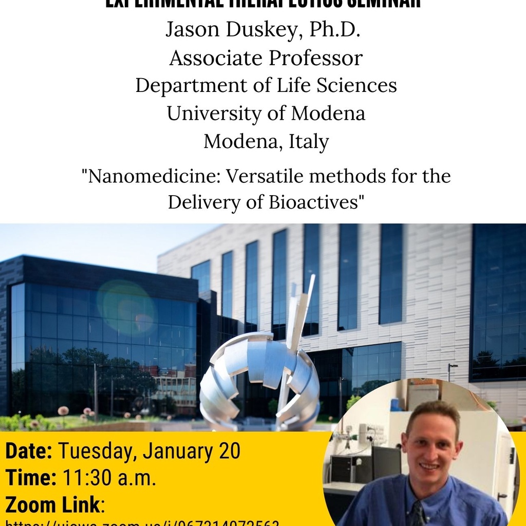 College of Pharmacy PSET Seminar Series: Jason Duskey, PhD promotional image