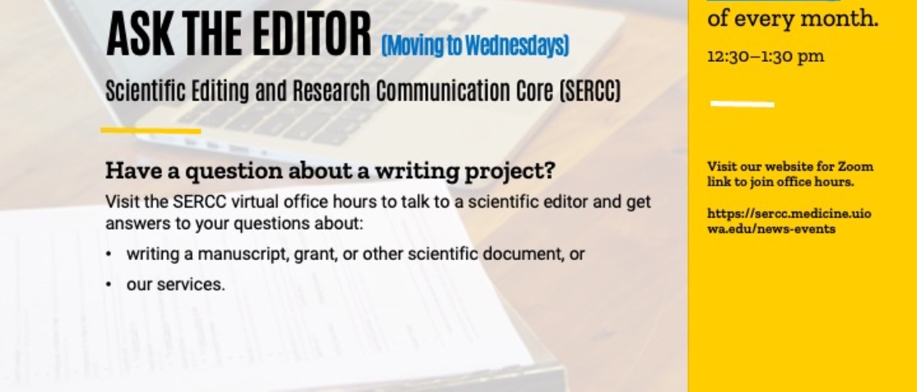 Image of advertisement for Ask the Editor