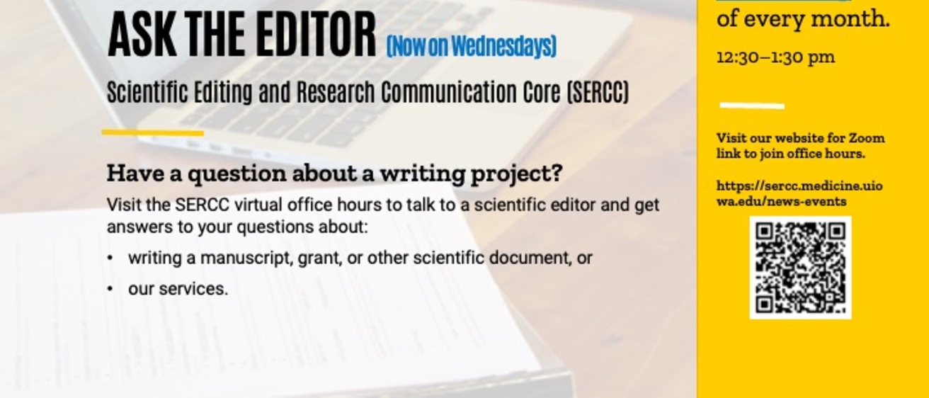 Image of advertisement for Ask the Editor