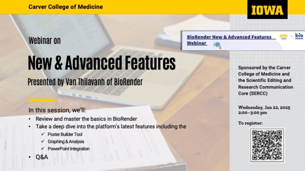 BioRender webinar announcement